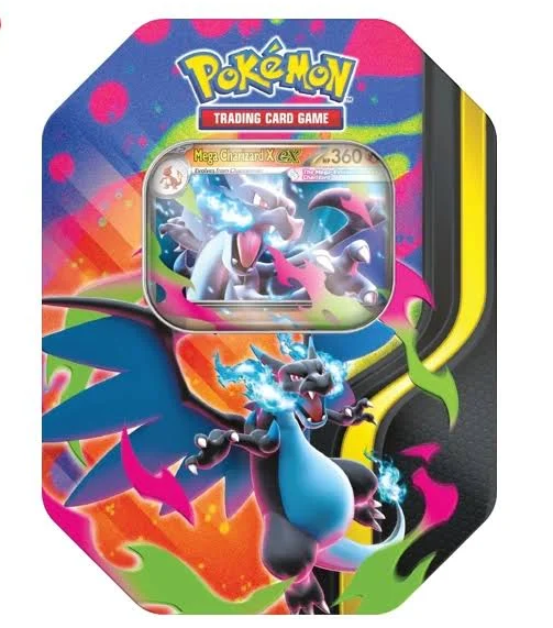 Tin Mega Charizard X EX